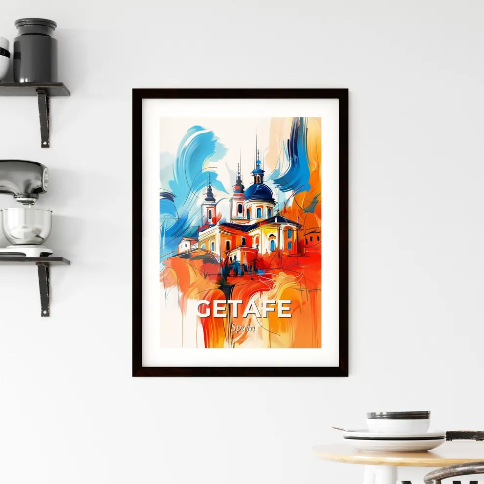 Vibrant Getafe, Spain Framed Print