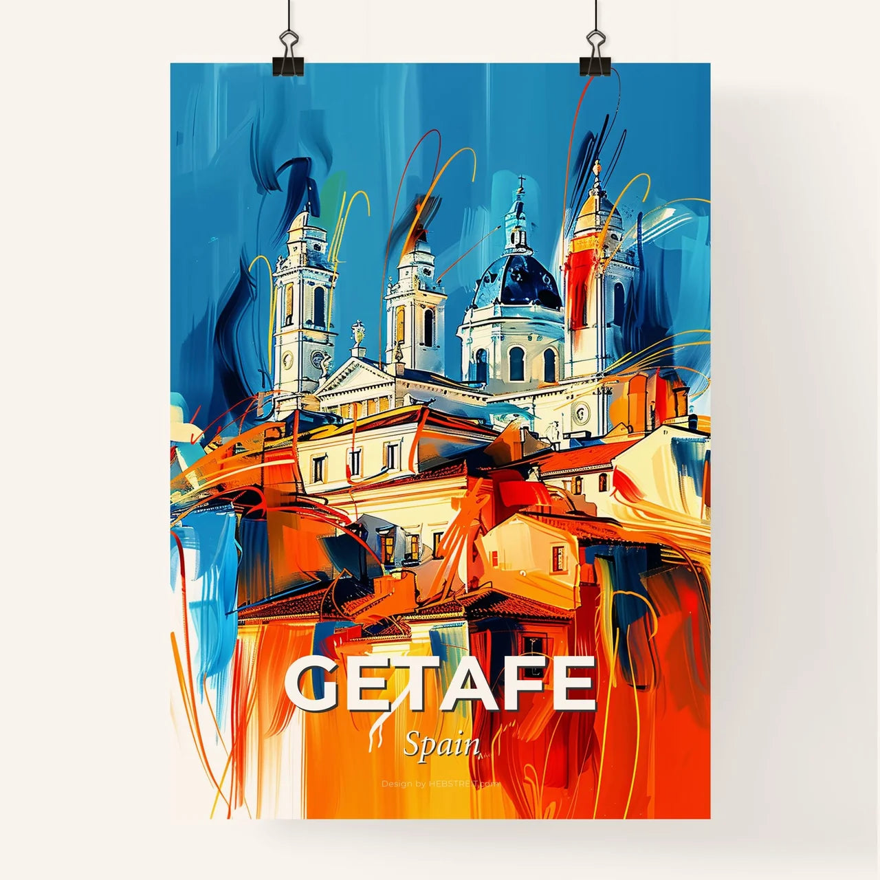 Vibrant Getafe, Spain Poster
