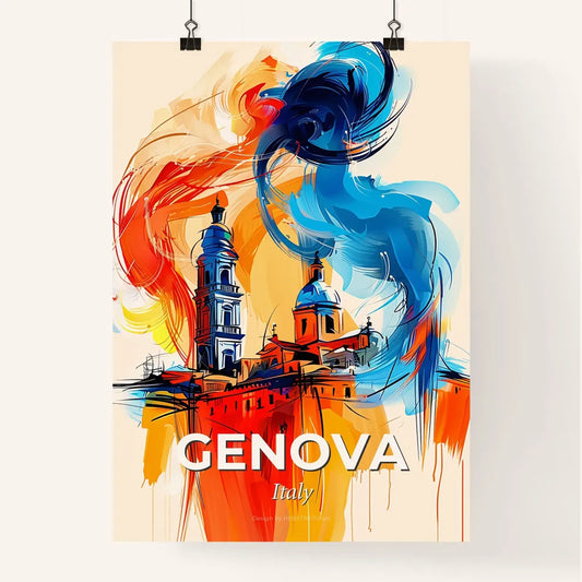 Vibrant Genova , Italy Poster