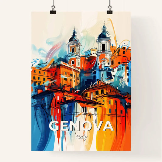Vibrant Genova , Italy Poster