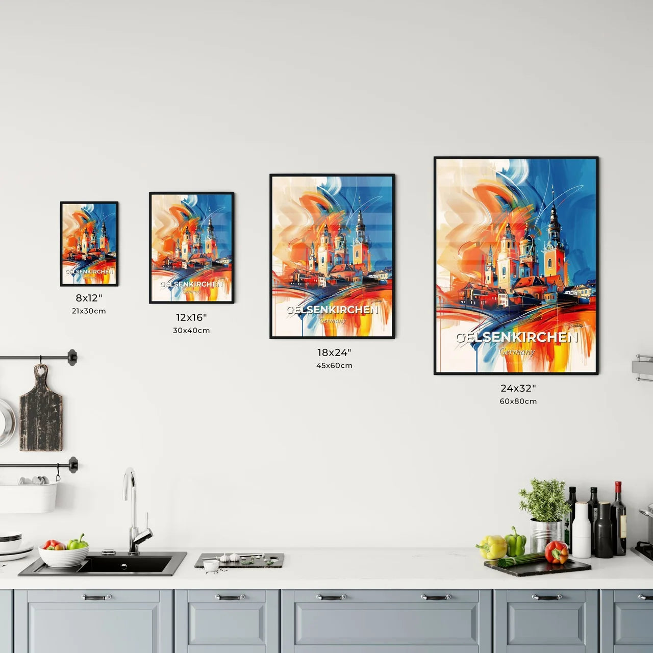 Vibrant Gelsenkirchen, Germany Kitchen Art