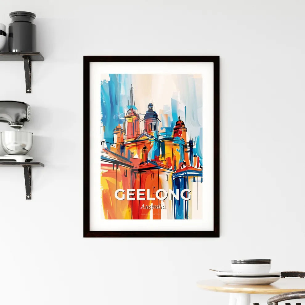 Vibrant Geelong, Australia Framed Print