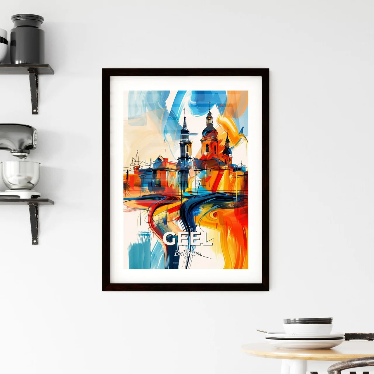 Vibrant Geel, Belgium Framed Print