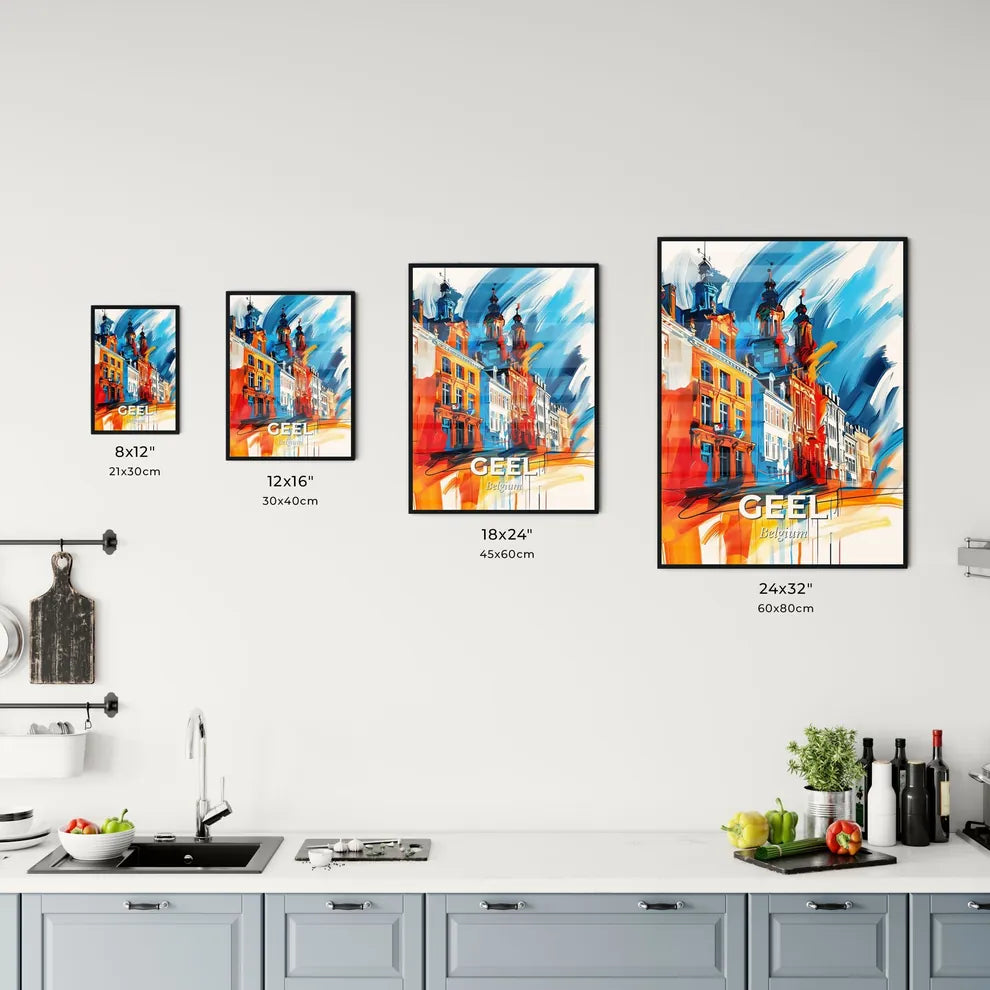 Vibrant Geel, Belgium Kitchen Art