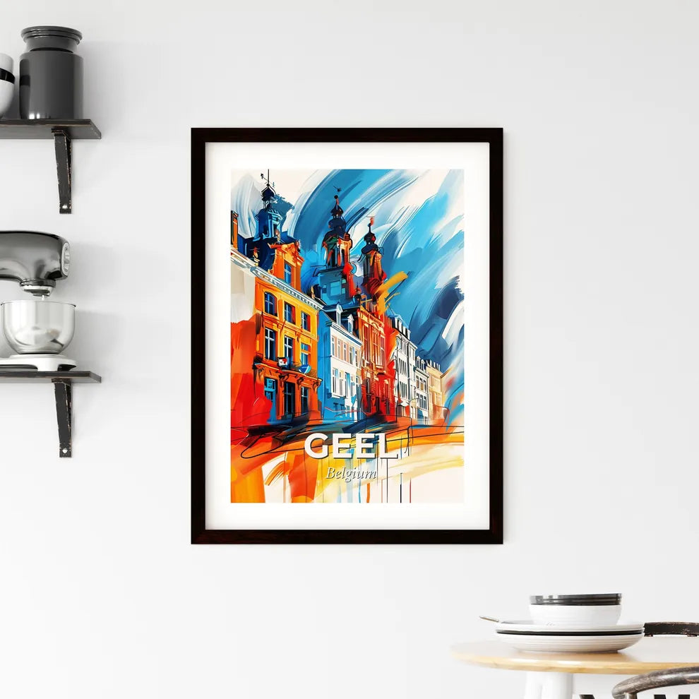 Vibrant Geel, Belgium Framed Print