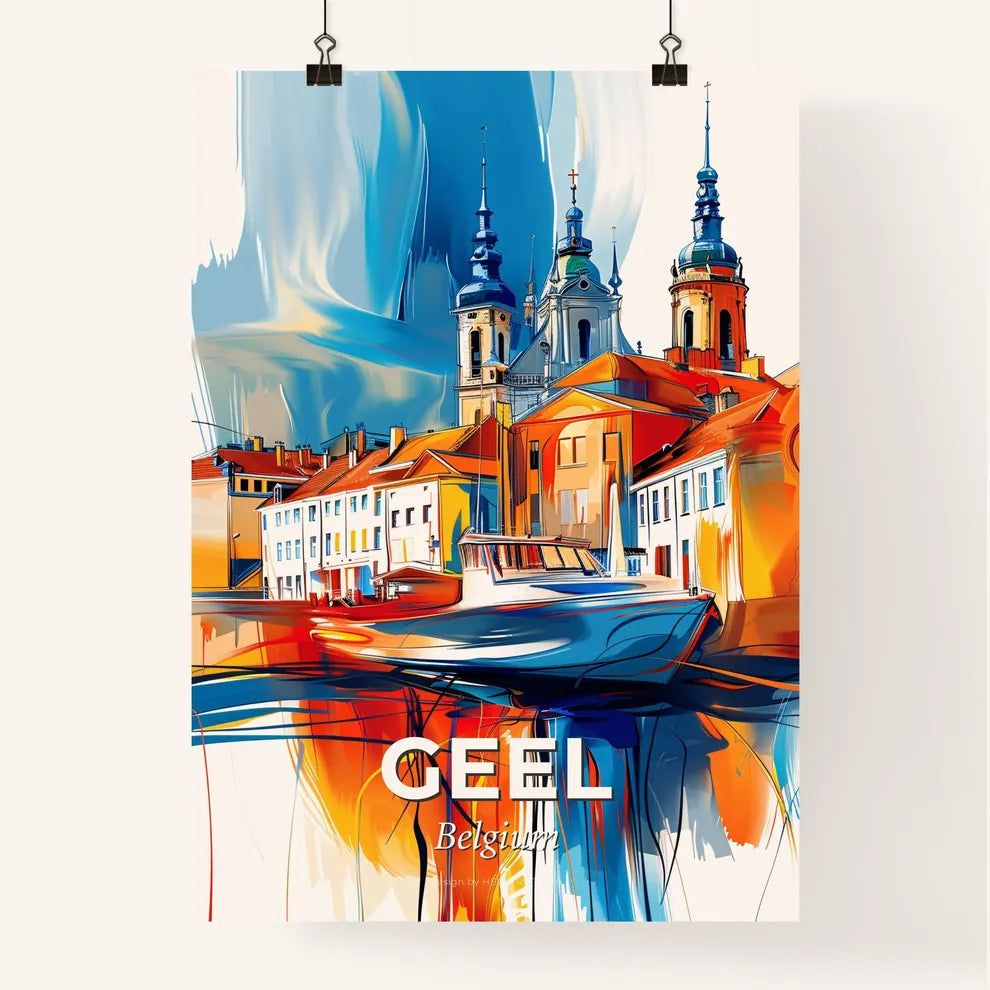 Vibrant Geel, Belgium Poster