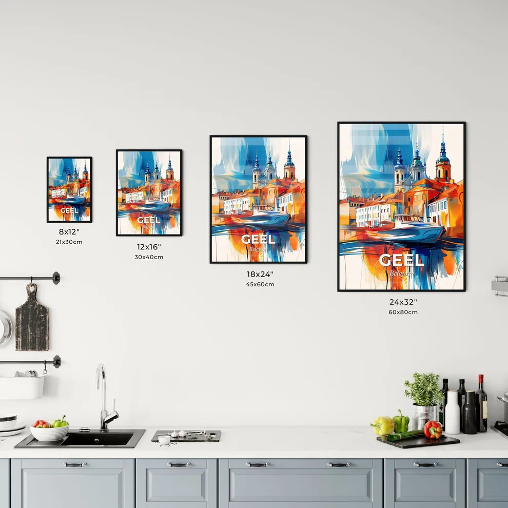 Vibrant Geel, Belgium Kitchen Art