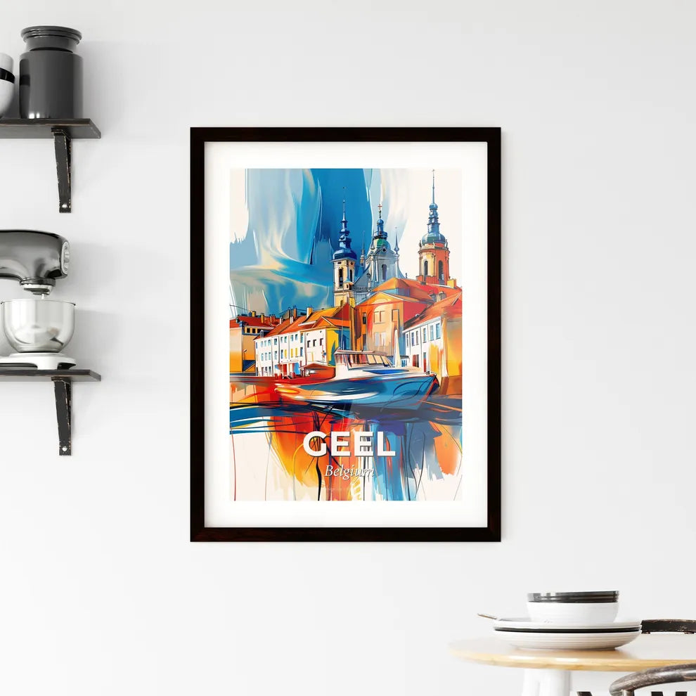 Vibrant Geel, Belgium Framed Print