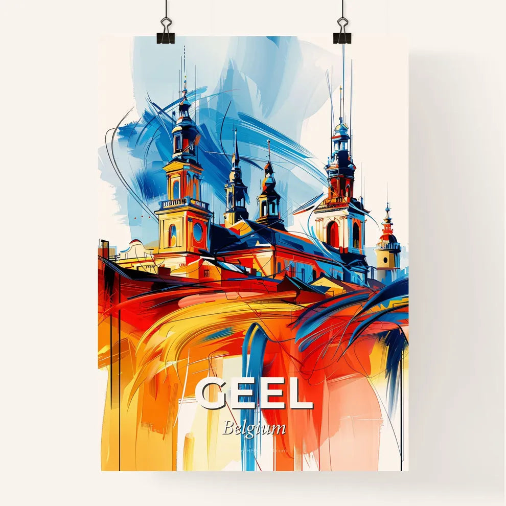 Vibrant Geel, Belgium Poster