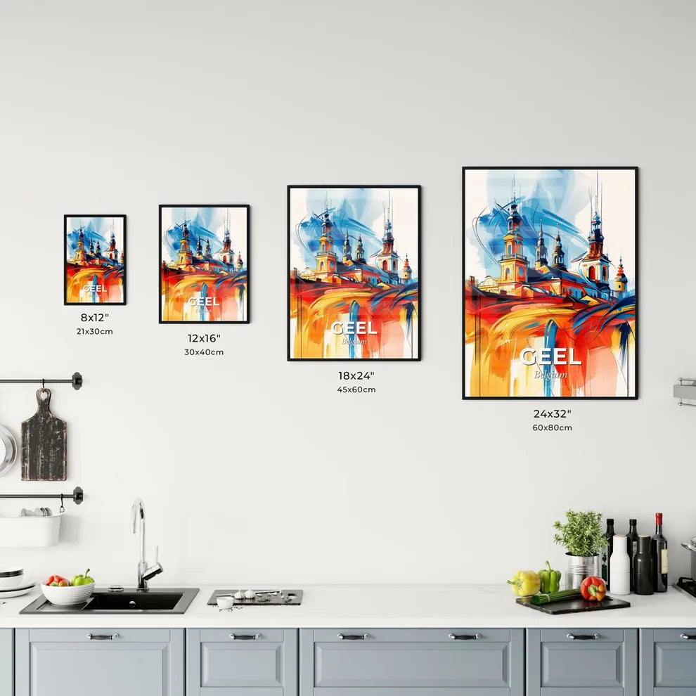 Vibrant Geel, Belgium Kitchen Art