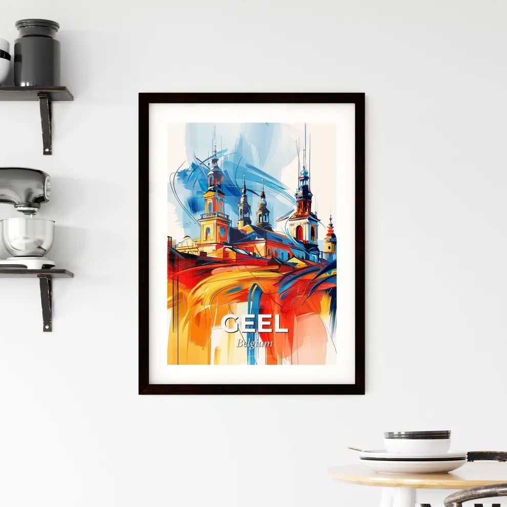 Vibrant Geel, Belgium Framed Print