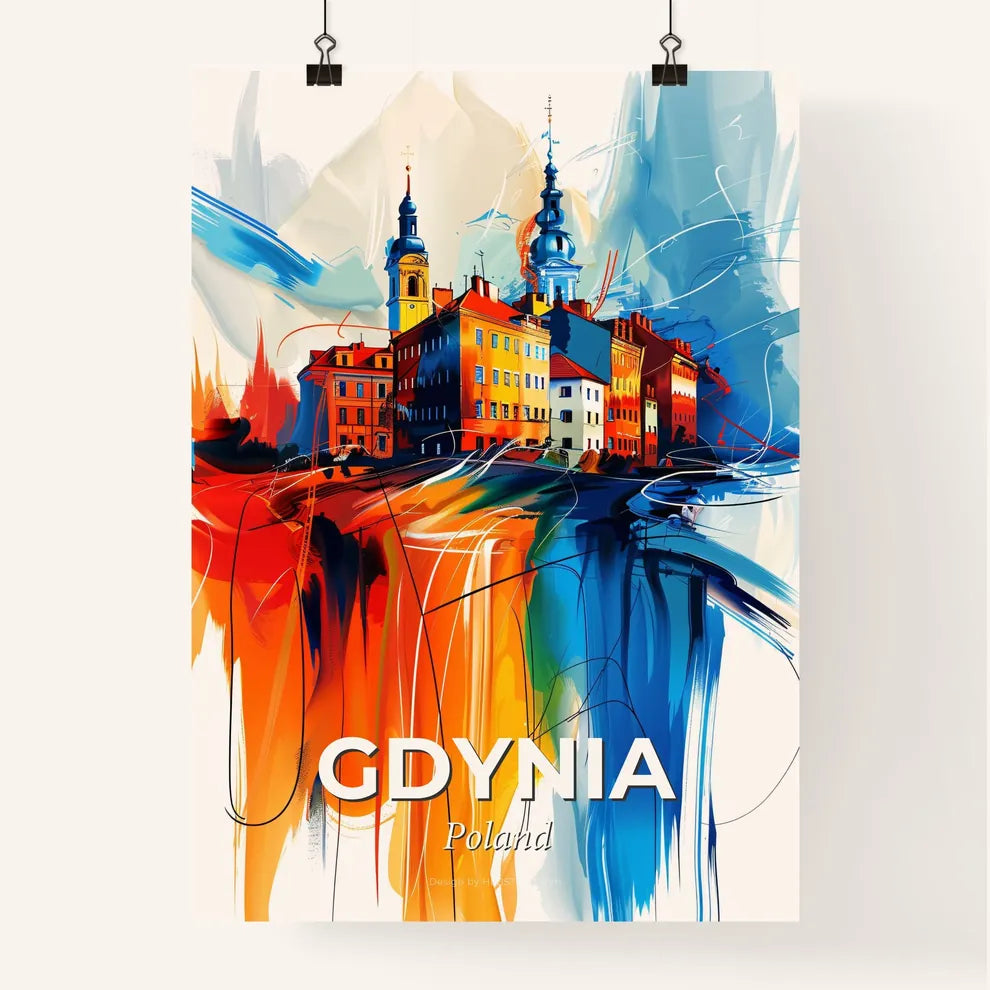 Vibrant Gdynia, Poland Poster