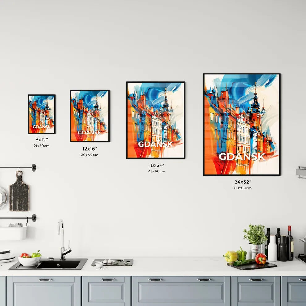 Vibrant Gdańsk, Poland Kitchen Art