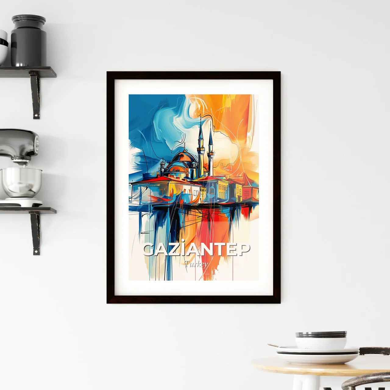 Vibrant Gazi̇antep, Turkey Framed Print