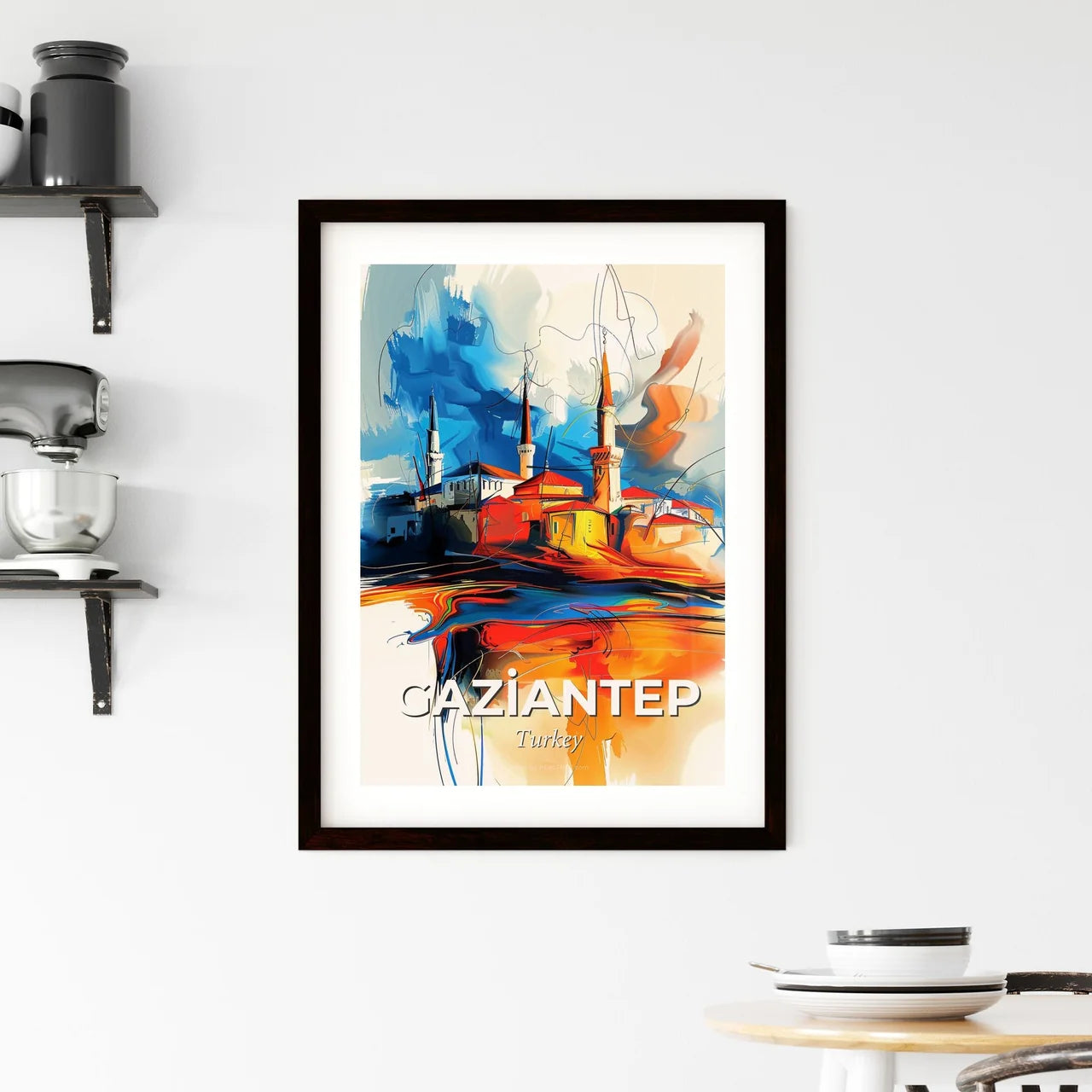 Vibrant Gazi̇antep, Turkey Framed Print
