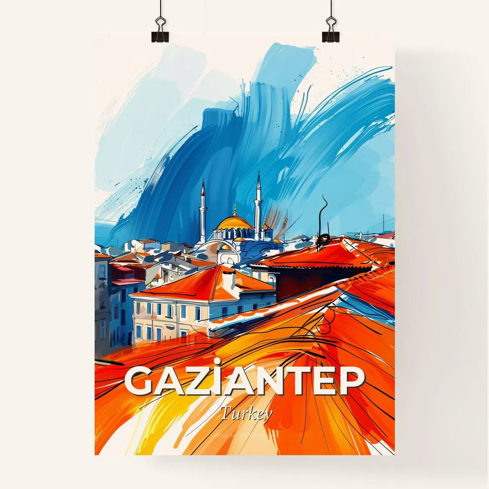 Vibrant Gazi̇antep, Turkey Poster
