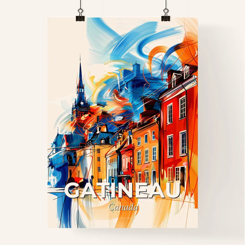 Vibrant Gatineau, Canada Poster