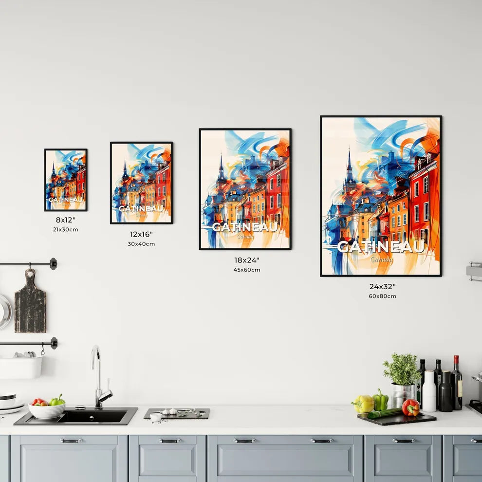 Vibrant Gatineau, Canada Kitchen Art