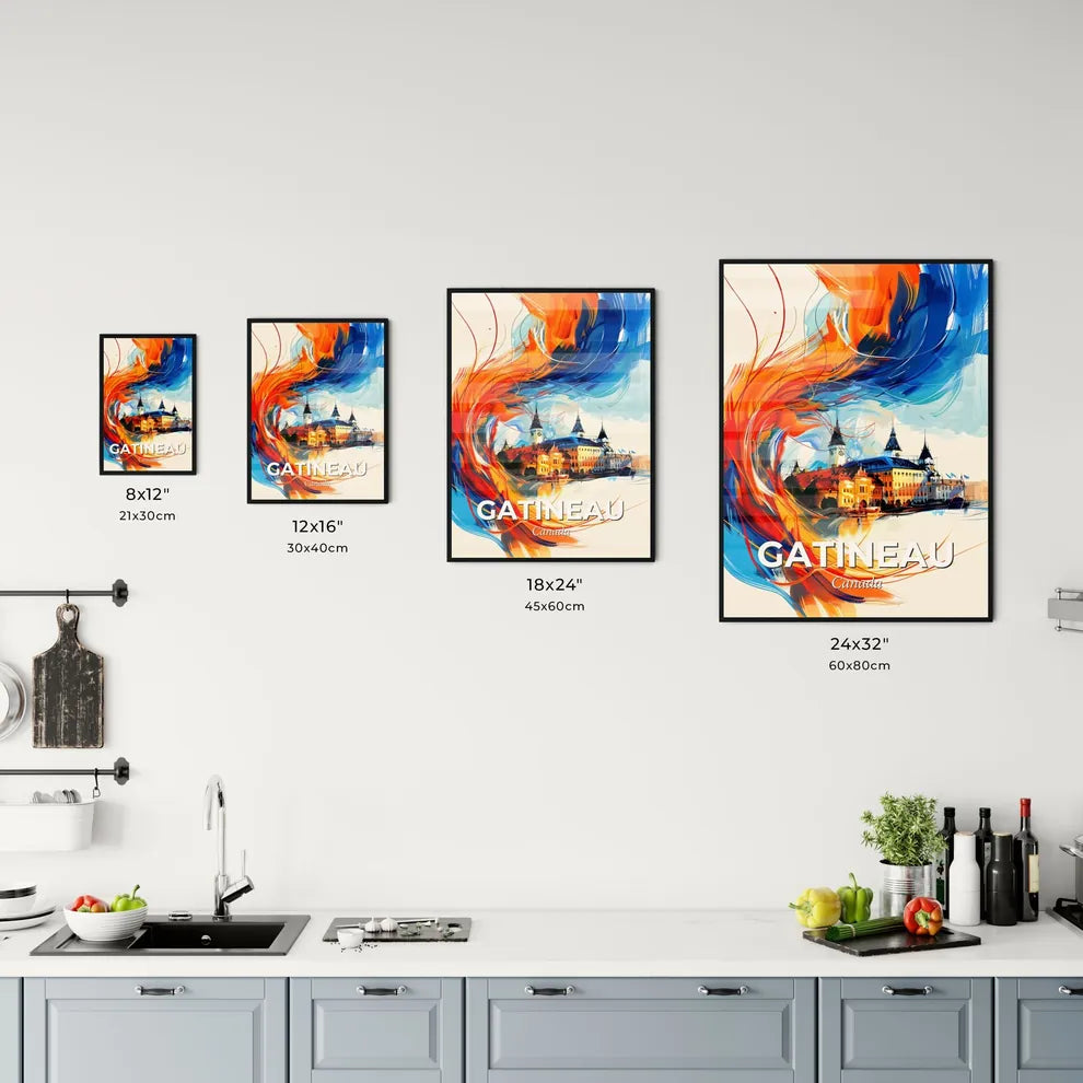 Vibrant Gatineau, Canada Kitchen Art