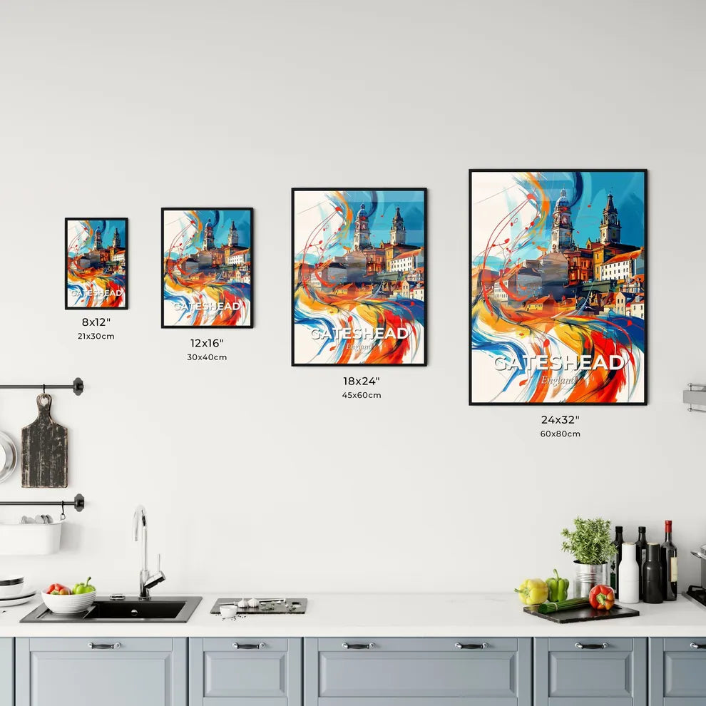 Vibrant Gateshead, England Kitchen Art