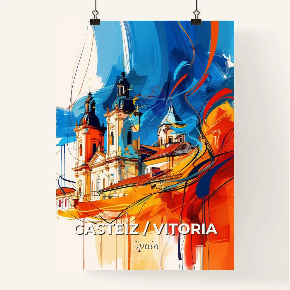 Vibrant Gasteiz / Vitoria, Spain Poster