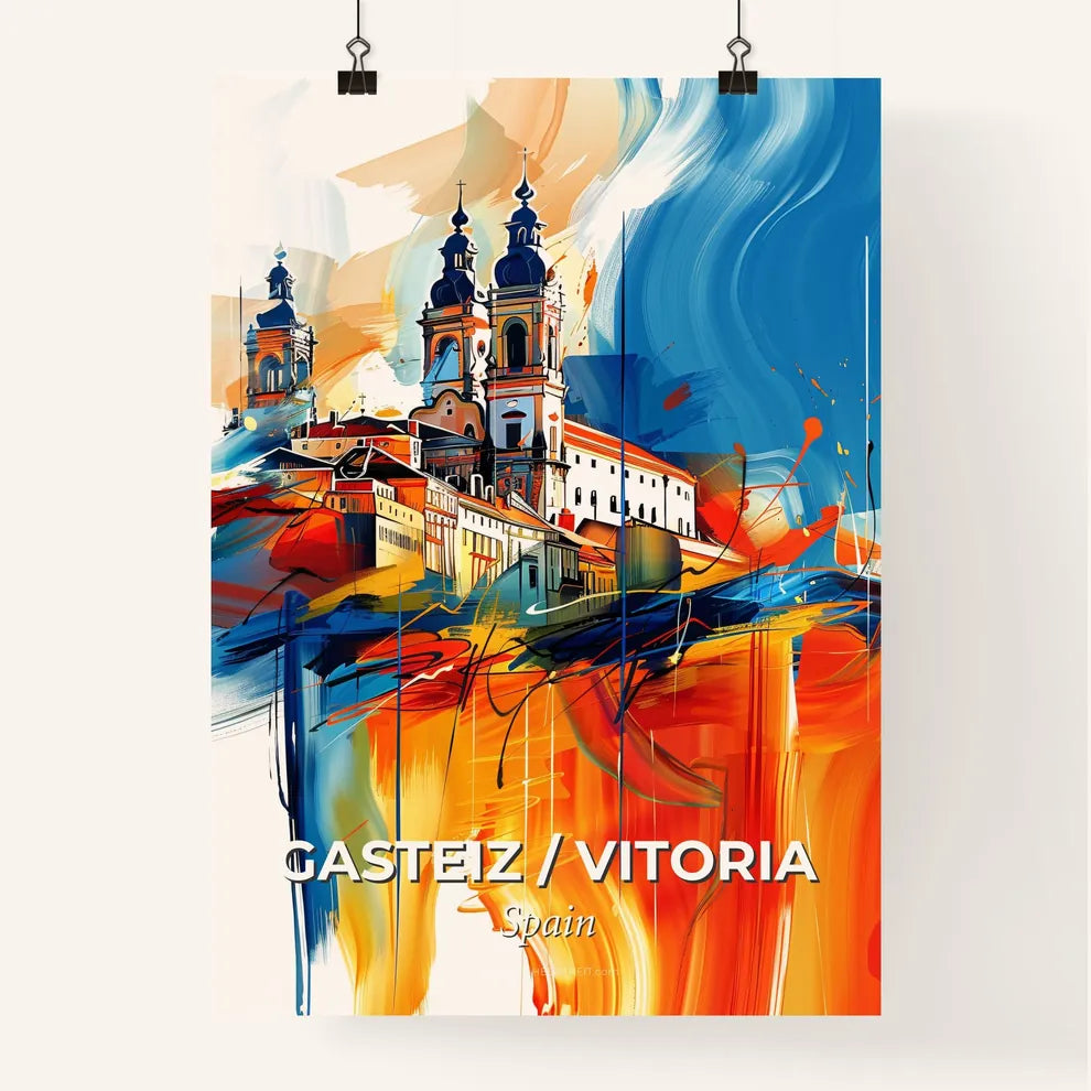 Vibrant Gasteiz / Vitoria, Spain Poster