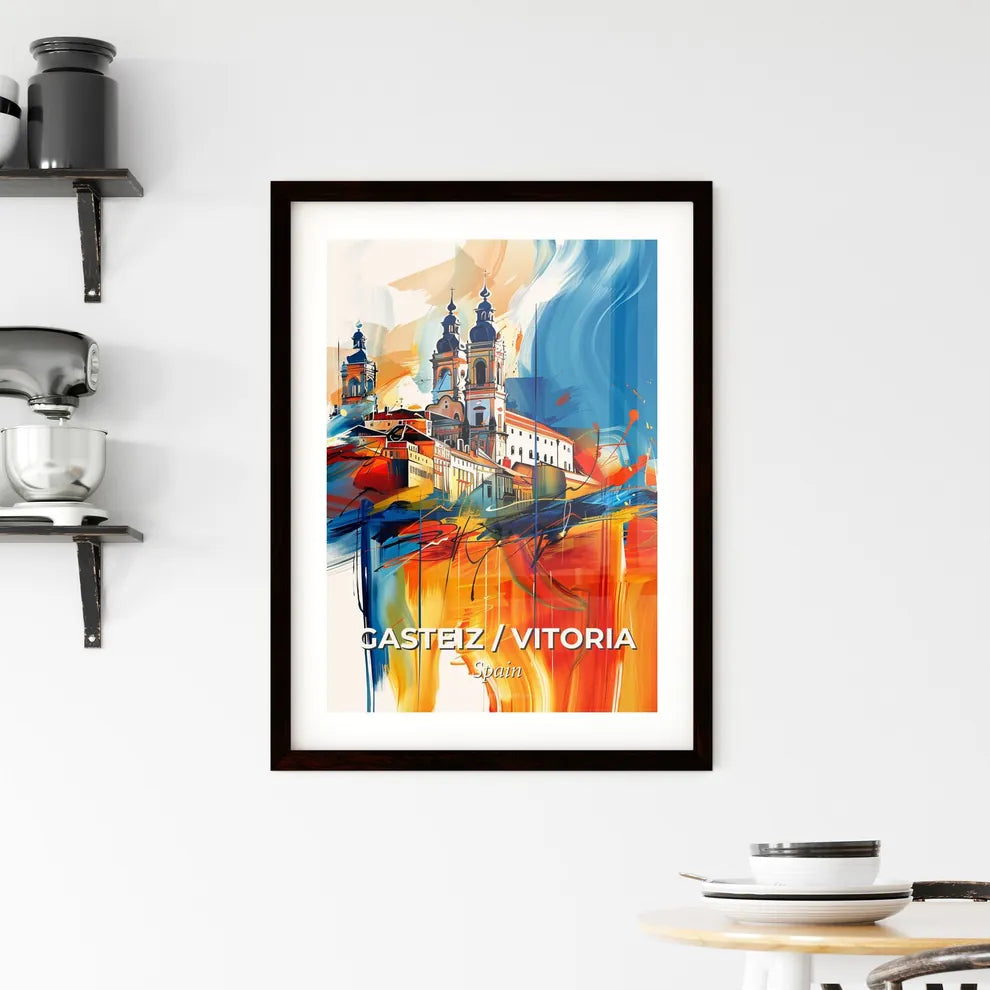 Vibrant Gasteiz / Vitoria, Spain Framed Print