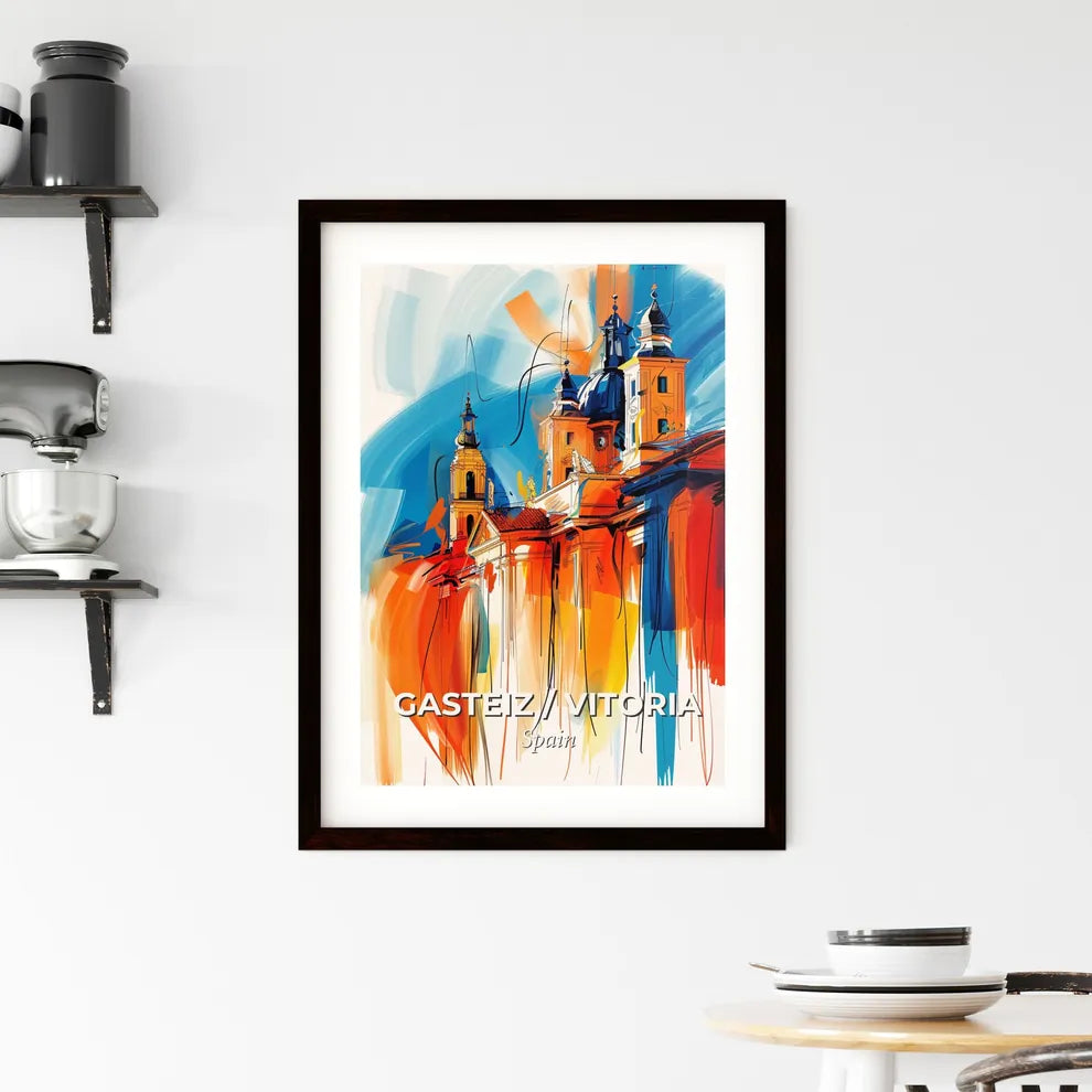Vibrant Gasteiz / Vitoria, Spain Framed Print