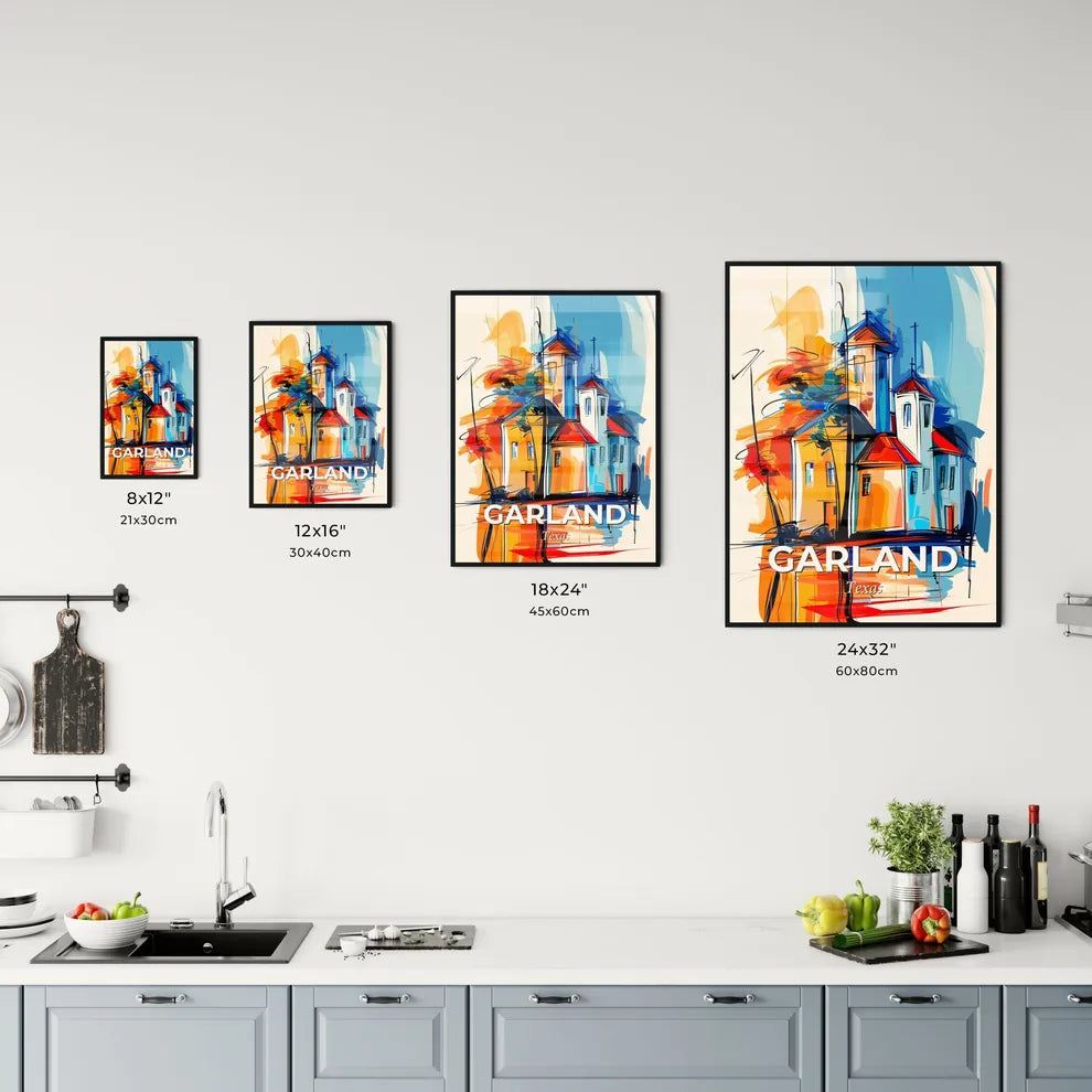 Vibrant Garland, Texas Kitchen Art