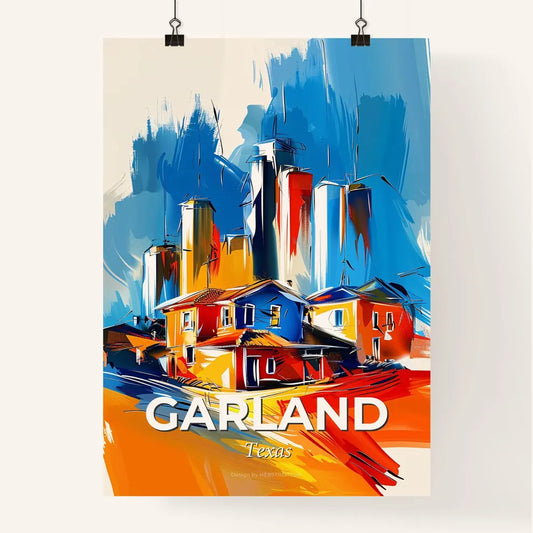 Vibrant Garland, Texas Poster