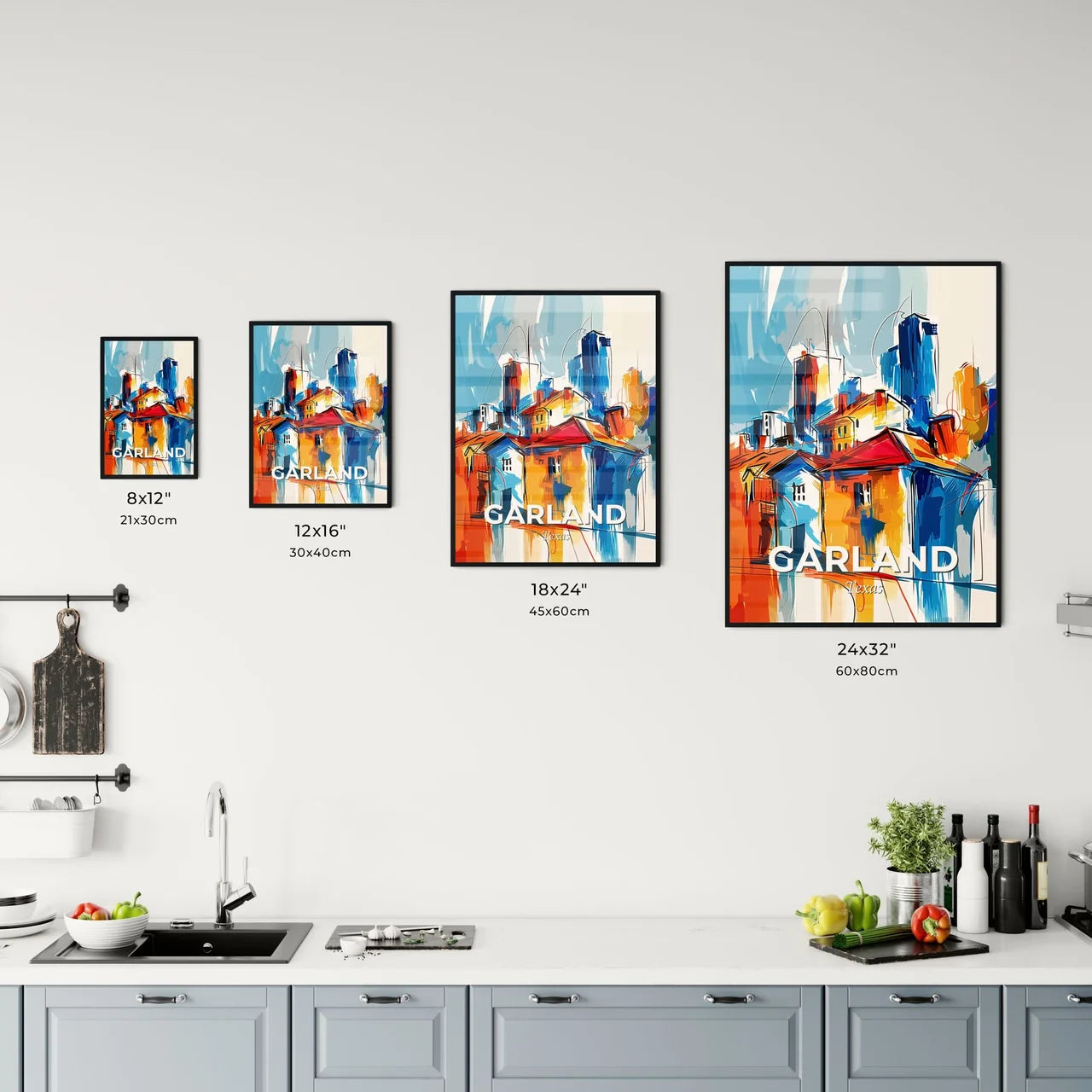 Vibrant Garland, Texas Kitchen Art