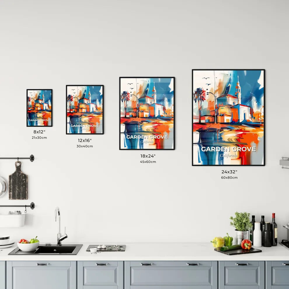 Vibrant Garden Grove, California Kitchen Art