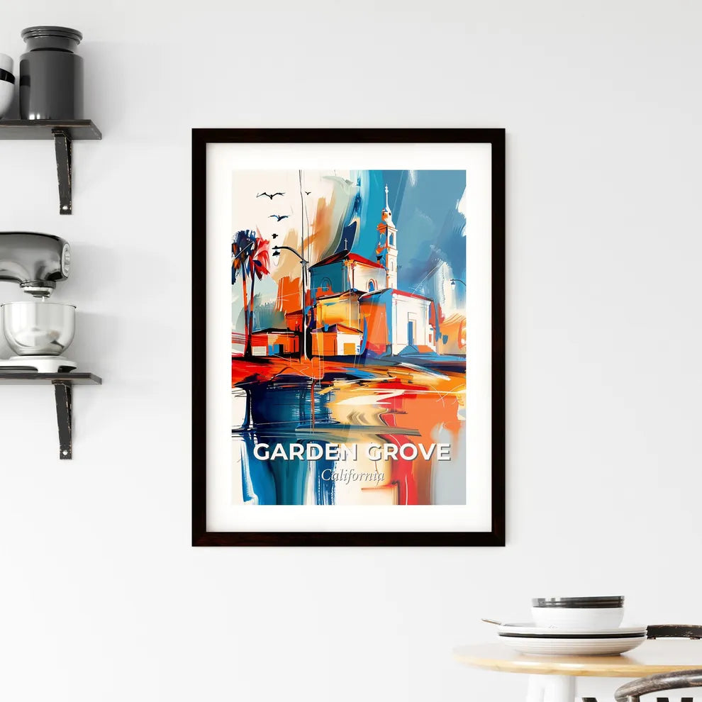 Vibrant Garden Grove, California Framed Print