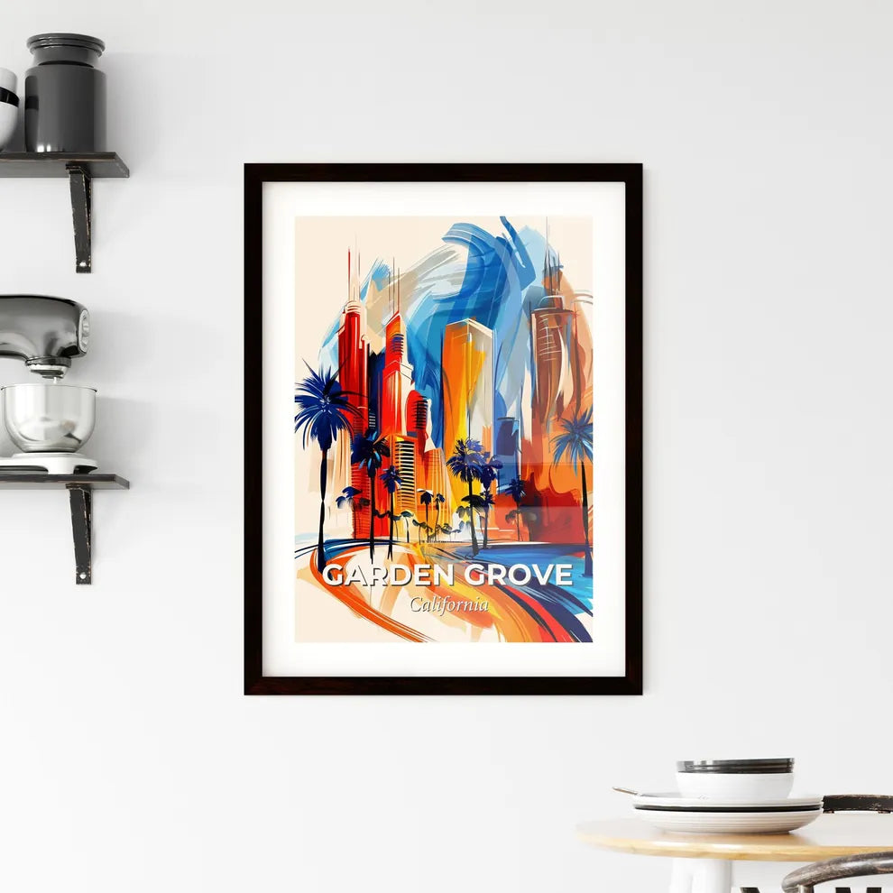 Vibrant Garden Grove, California Framed Print