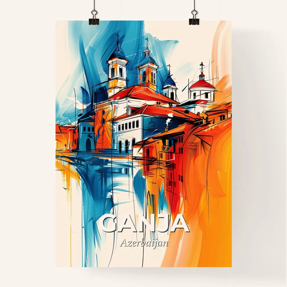 Vibrant Ganja, Azerbaijan Poster