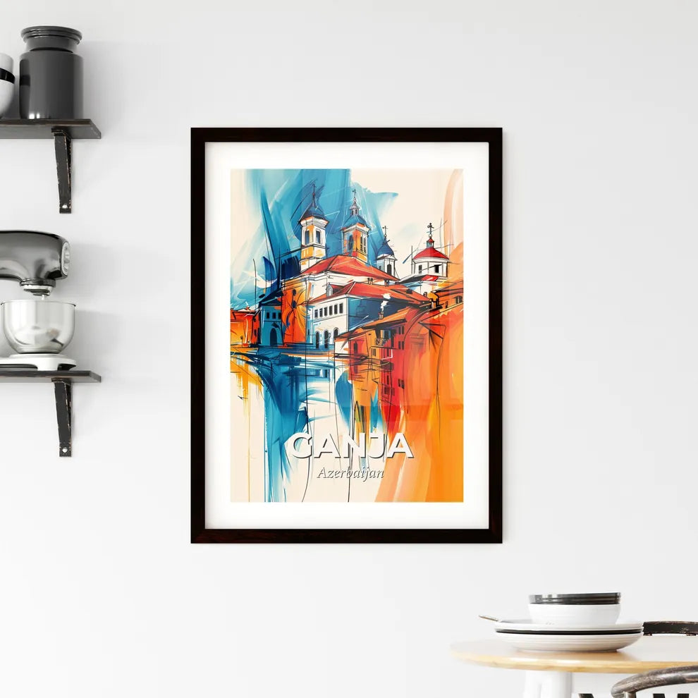 Vibrant Ganja, Azerbaijan Framed Print