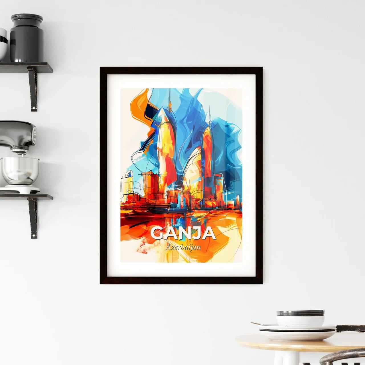 Vibrant Ganja, Azerbaijan Framed Print