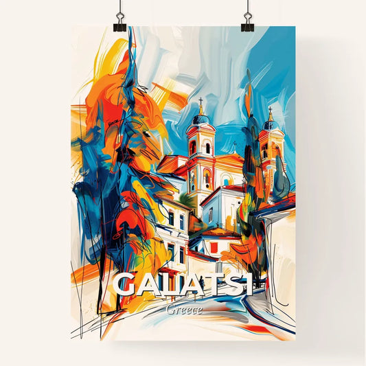 Vibrant Galatsi, Greece Poster