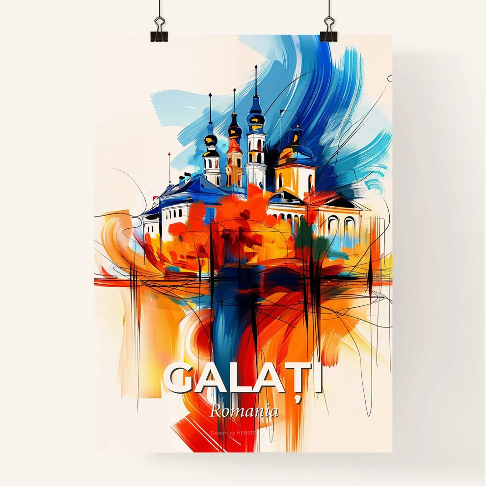Vibrant Galați, Romania Poster