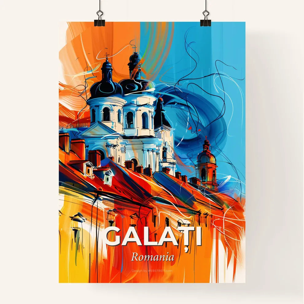 Vibrant Galați, Romania Poster