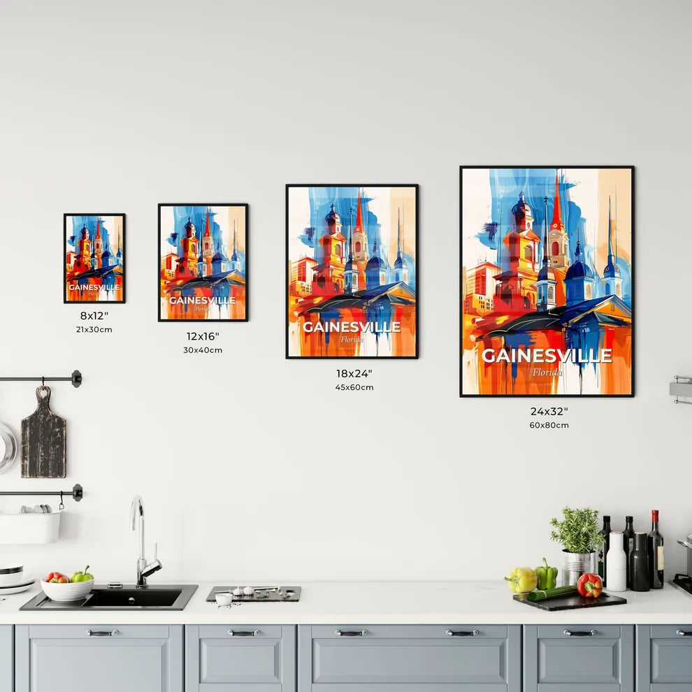 Vibrant Gainesville, Florida Kitchen Art