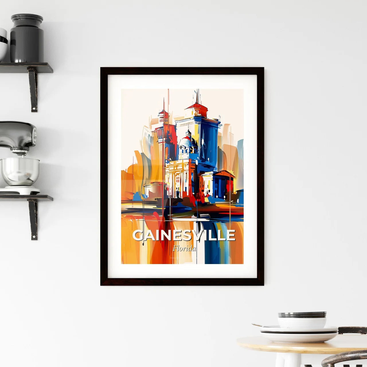 Vibrant Gainesville, Florida Framed Print