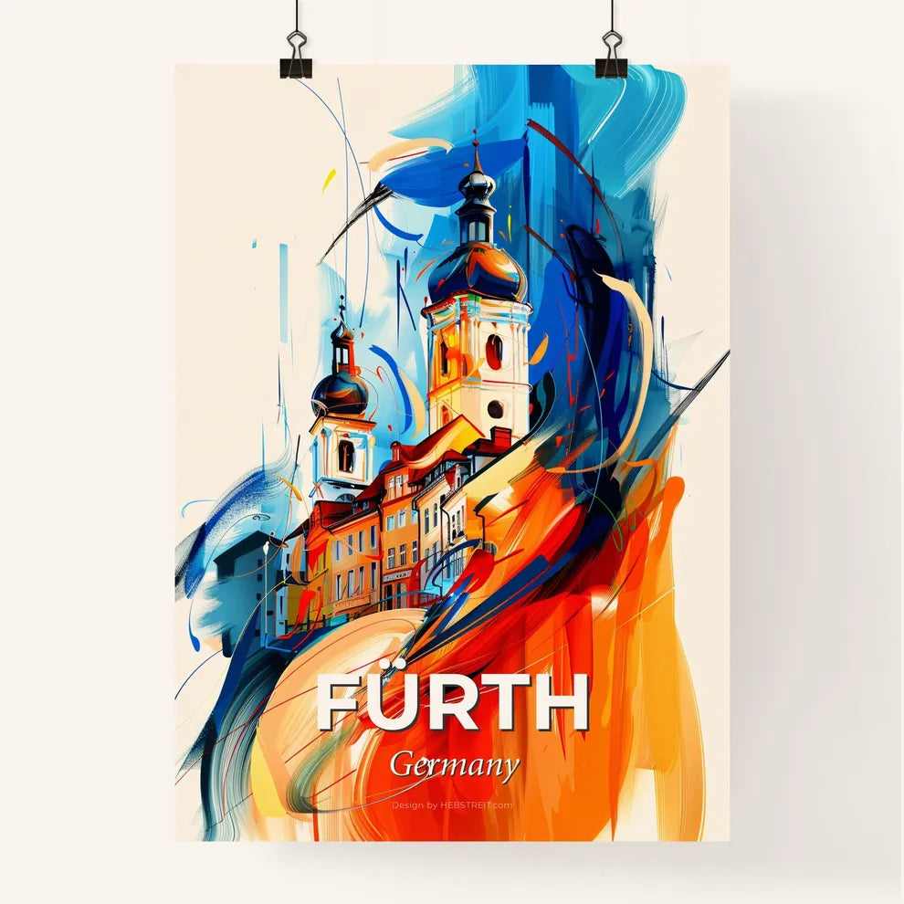 Vibrant Fürth, Germany Poster