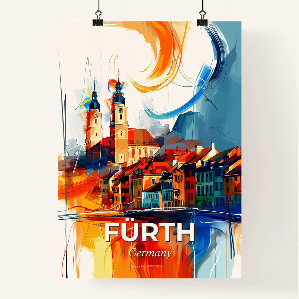 Vibrant Fürth, Germany Poster