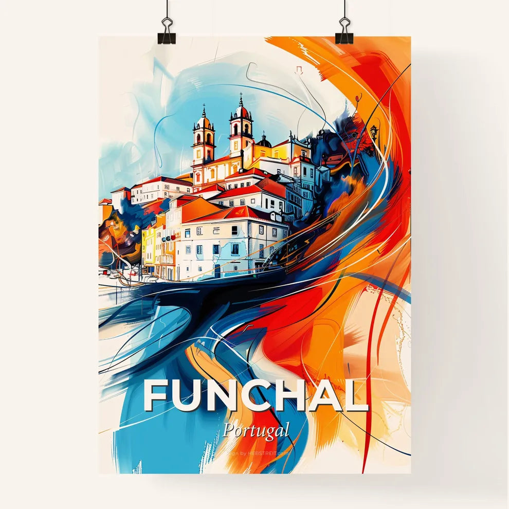 Vibrant Funchal, Portugal Poster