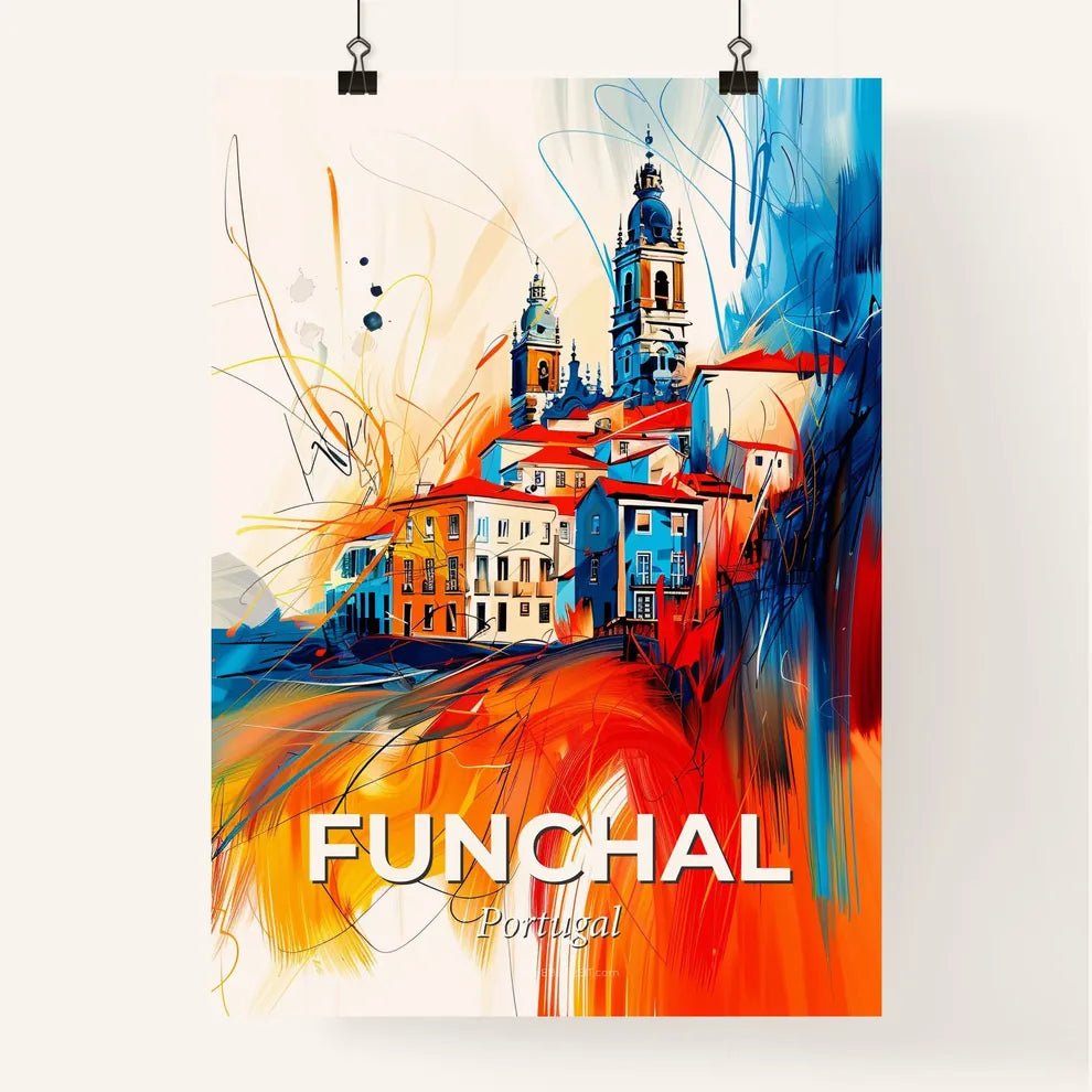 Vibrant Funchal, Portugal Poster