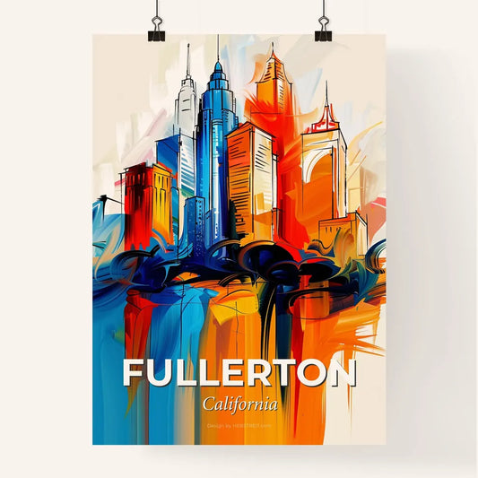 Vibrant Fullerton, California Poster