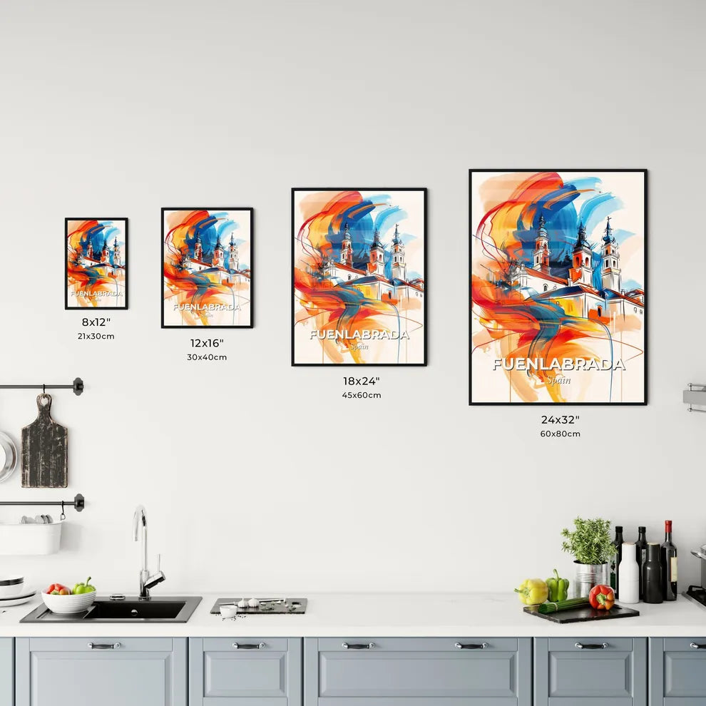 Vibrant Fuenlabrada, Spain Kitchen Art