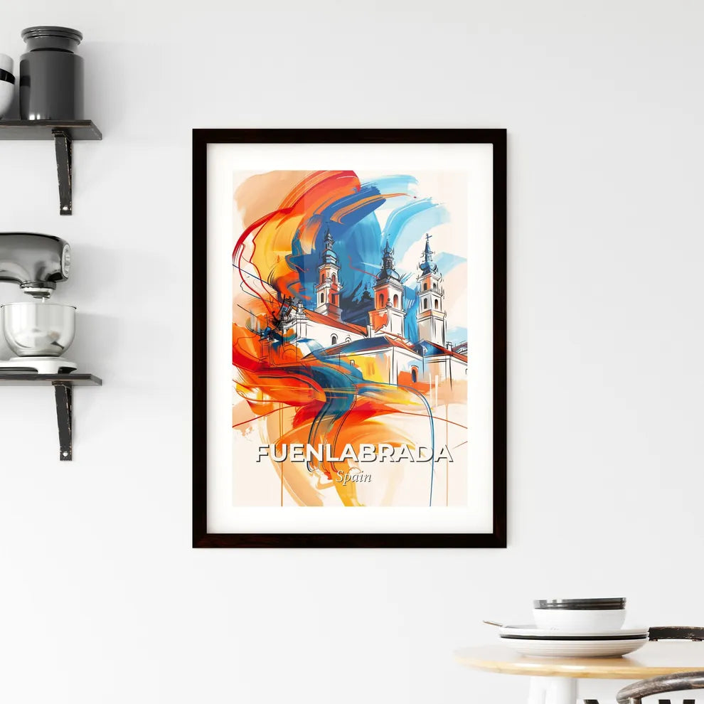 Vibrant Fuenlabrada, Spain Framed Print