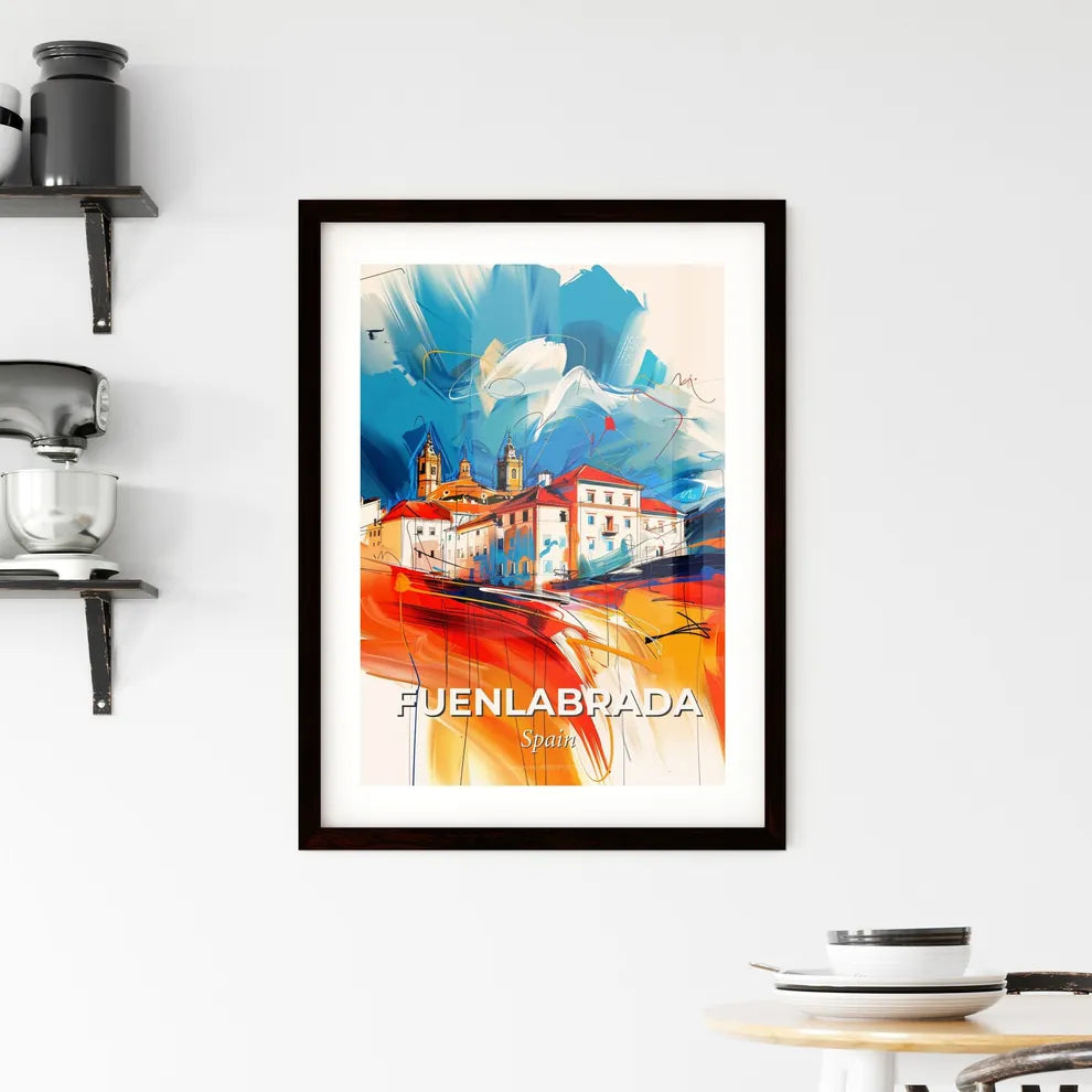 Vibrant Fuenlabrada, Spain Framed Print